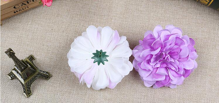 Silk flowers wholesale rose heads artificial Small chrysanthemum flowers plastic flowers head high quality silk flowers free shipping WF002