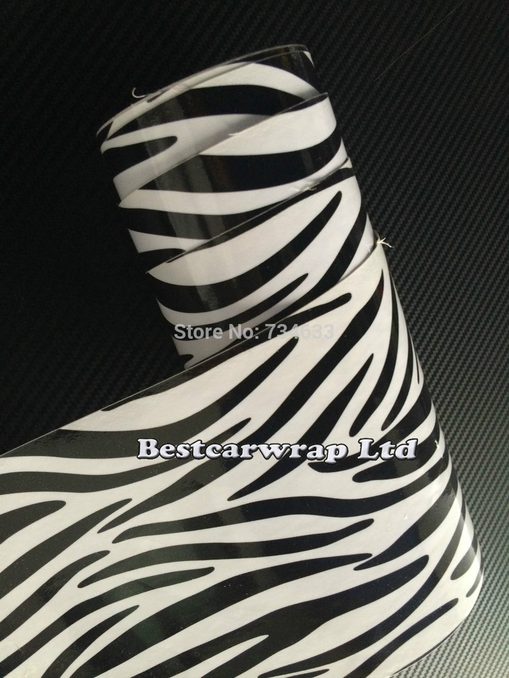 Animal Skin Wrap Zebra Skin Vinyl Wrap With Air Rlease Camouflage Film Car Wrap Sticker Graphics Size 1.52x30m/Roll