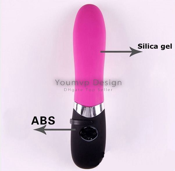 Rechargeable Vibrators Silica gel Massage rod Female masturbation device with 5 Vibration models Adult sex products JJD0008