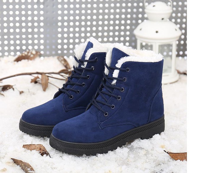 Women boots Botas femininas warm snow boot fashion platform ankle boots, Black
Women boots Botas femininas warm snow boot fashion platform ankle boots, Black