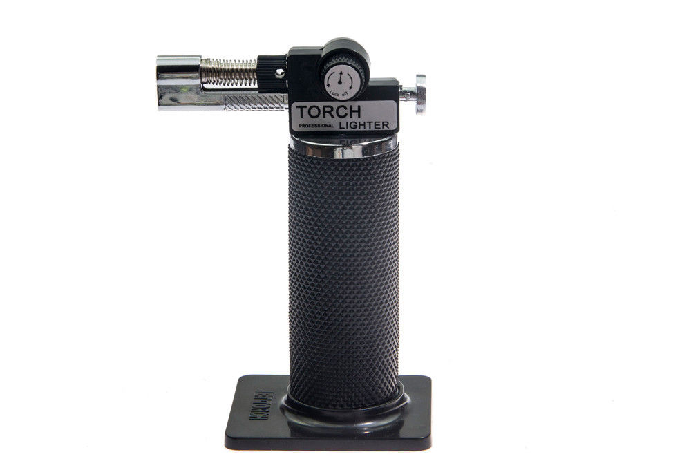 Scorch Cigar 2500F Micro Butane with Windproof Flames, Premium Black 1300c Celsius Jet Torch Lighter W260202