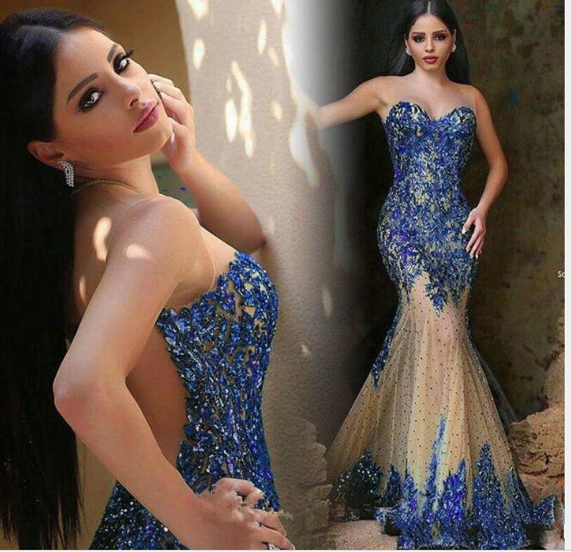 2020 Luxury Dubai Saudi Arabic Evening Dresses Sexy Sheer Neck Royal Blue Beaded Crystal Mermaid Prom Dresses Party Evening Gowns, Yellow
2020 Luxury Dubai Saudi Arabic Evening Dresses Sexy Sheer Neck Royal Blue Beaded Crystal Mermaid Prom Dresses Party Evening Gowns, Yellow