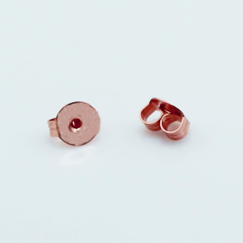 Beadsnice earring backs brass earring findings wholesale earrings nuts stopper pad size 5x5 mm ID 9070