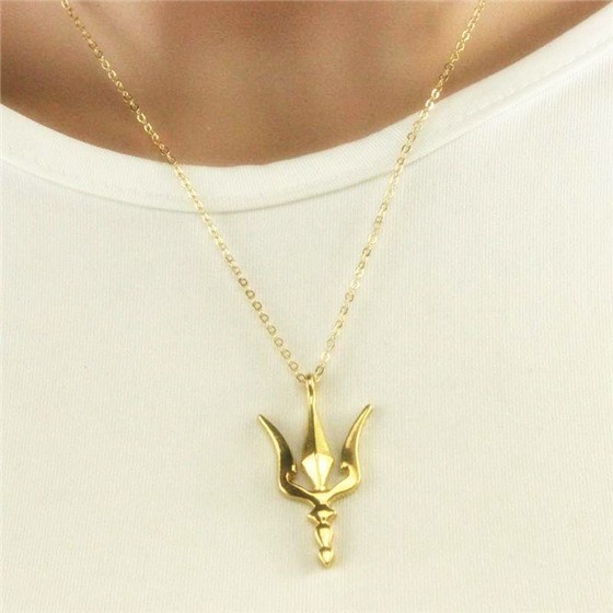 Poseidon Trident pendant chain Necklace Neptune Greek Necklace Trishul Ukraine Symbol Necklaces jewelry