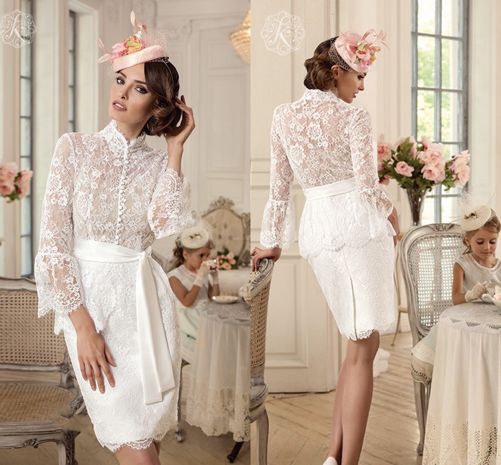 Knee-length Wedding Dresses 2022 Jewel Unique Women Bridal Gowns Short Lace Formal Wear Long Sleeve Iullsion Sexy Design Sheath, Silver
Knee-length Wedding Dresses 2022 Jewel Unique Women Bridal Gowns Short Lace Formal Wear Long Sleeve Iullsion Sexy Design Sheath, Silver