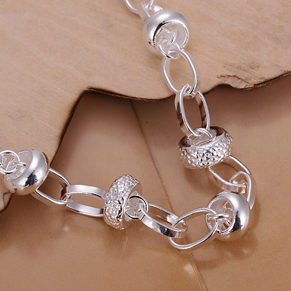 Hot sale best gift 925 silver Hanging Pursuit heart Bracelet DFMCH123, brand new fashion 925 sterling silver plated Chain link bracelets
