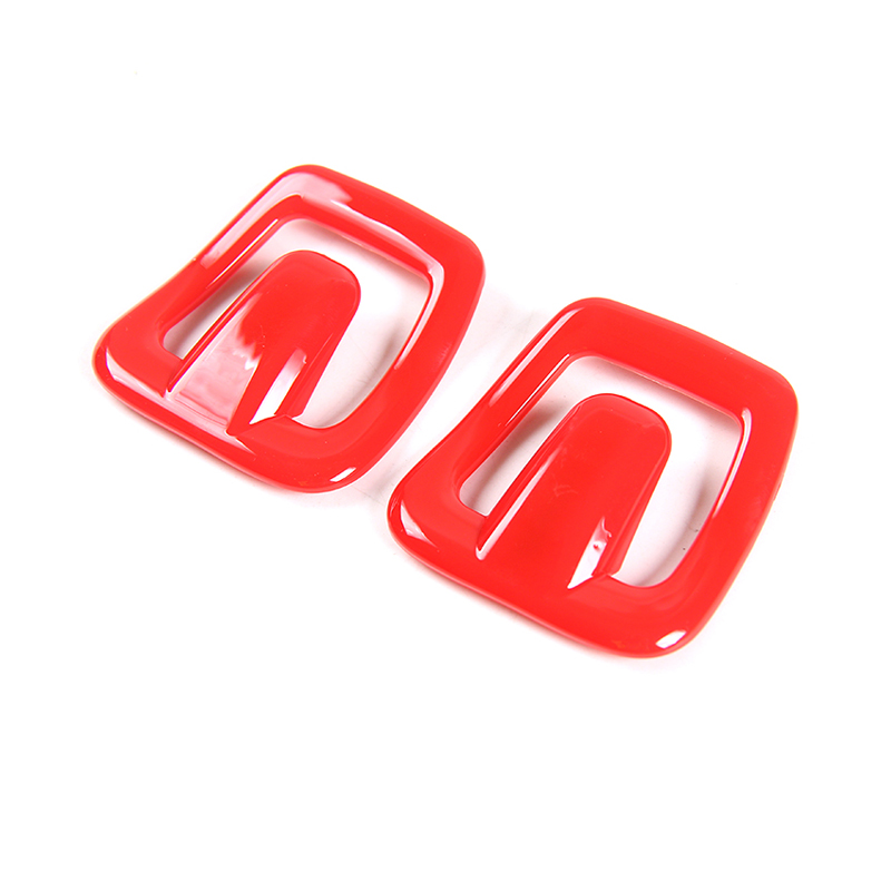 Seat Head Restraint Stickers Hooks Decoration Covers Trim Fit For Ford Mustang 2015-2016 Car Interior Accessories ABS