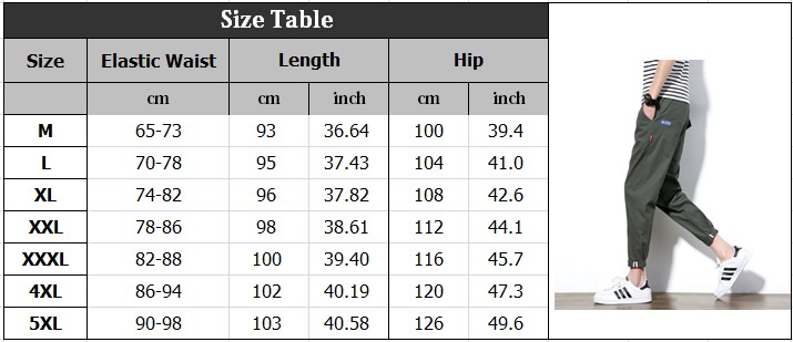 Wholesale- 2017 Summer Style Casual Pants Men Khaki Army Green Ankle Length Men Pants Korean Slim Fit Cotton Male Trousers Plus Size 5XL