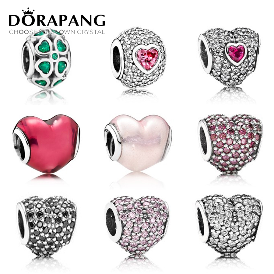 DORAPANG 100% 925 Sterling Silver Classic Beads Love/Heart Charm Fit Bracelet DIY bracelet The factory wholesale
DORAPANG 100% 925 Sterling Silver Classic Beads Love/Heart Charm Fit Bracelet DIY bracelet The factory wholesale