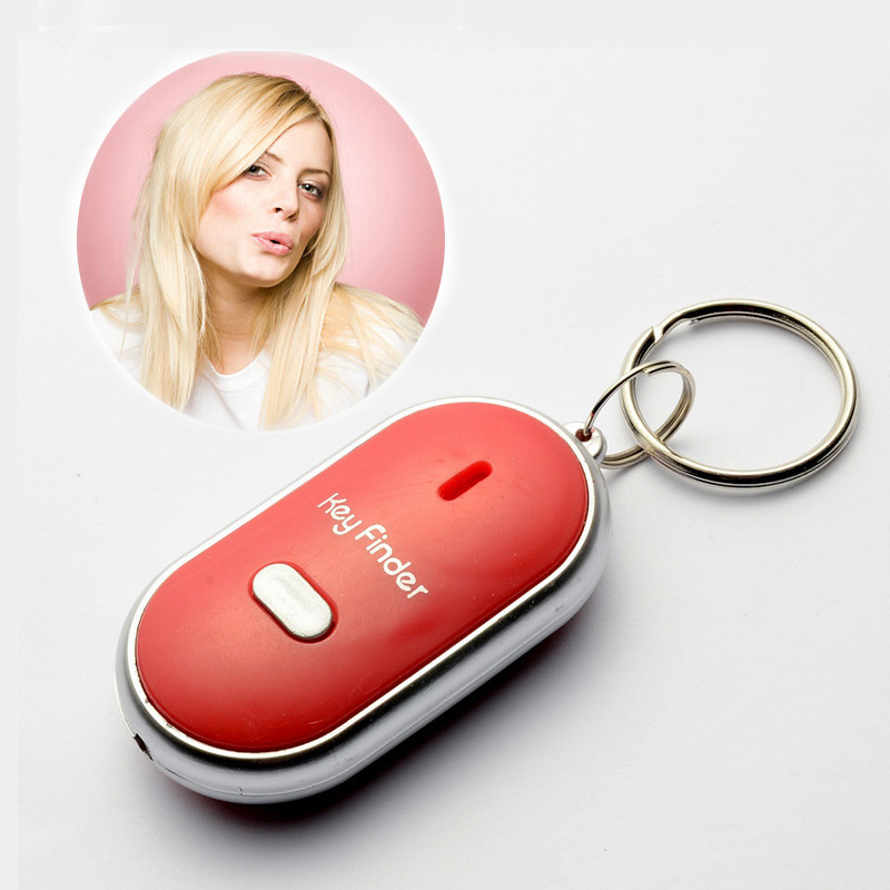 Free DHL LED Key Finder Locator Find Lost Keys Flashing Beeping Remoter Key Ring Alarm Keychain Pet Dog Child Tracker
