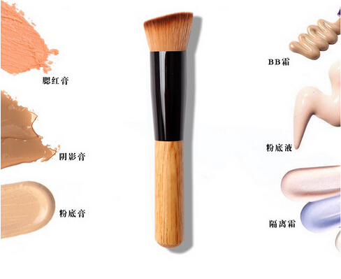 Multi-Function Pro Makeup Brushes Powder Concealer Blush Liquid Foundation Make up Brush Set Wooden Kabuki Brush Cosmetics DHL 200pcs