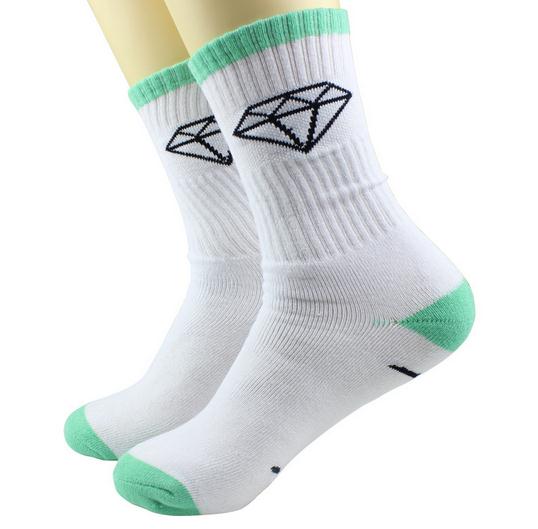 DIAMOND terry socks thicken stockings Athletic men women basketball football skateboard sports cotton high help sock drop shipping 20pcs