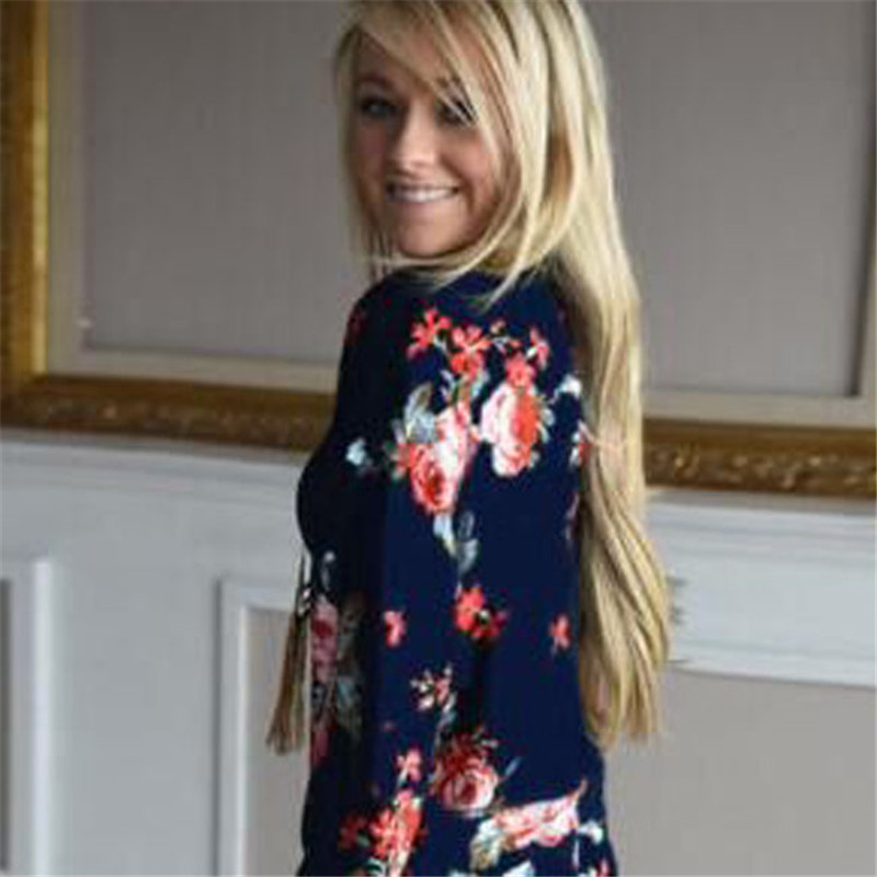 Wholesale- 2017 Fashion 3XL Women Summer Outwear Printed Long Sleeve Cardigans Ladys Casual Loose Coat Blouse Female Clothing HO987806