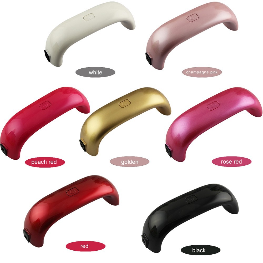 nail dryer uv gel polish mini nail dryer LED curing dryer curing lamp led rainbow light for nail art tools