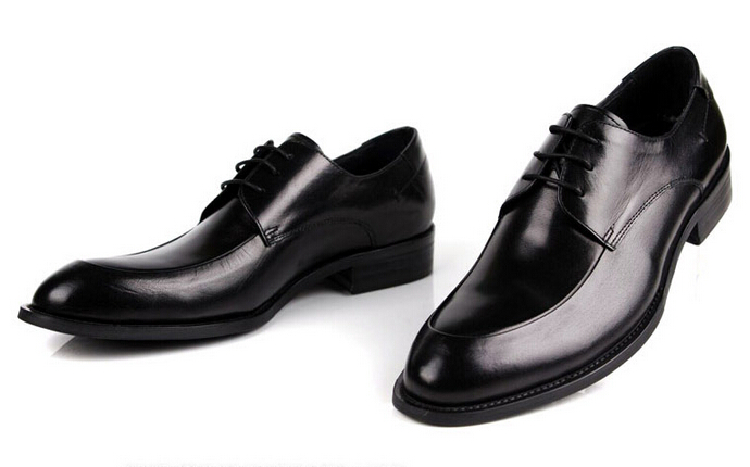 NEW Arrival Groom shoes Men's Fashion Shine leather shoes wedding dress shoes for men 2color