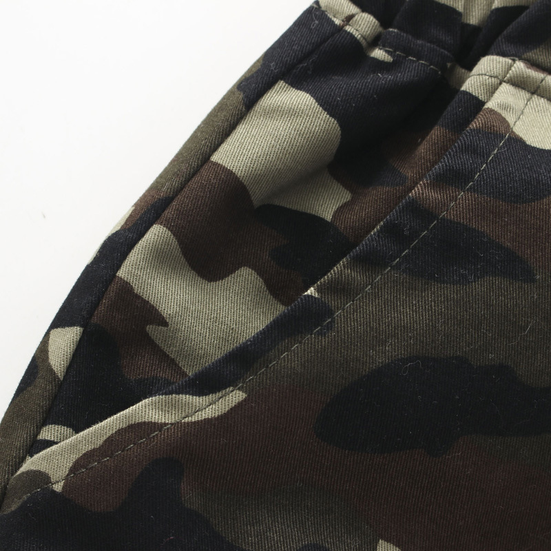 Wholesale-2016 HOT Dnine autumn army fashion hanging crotch jogger pants patchwork harem pants men crotch big Camouflage pants trousers