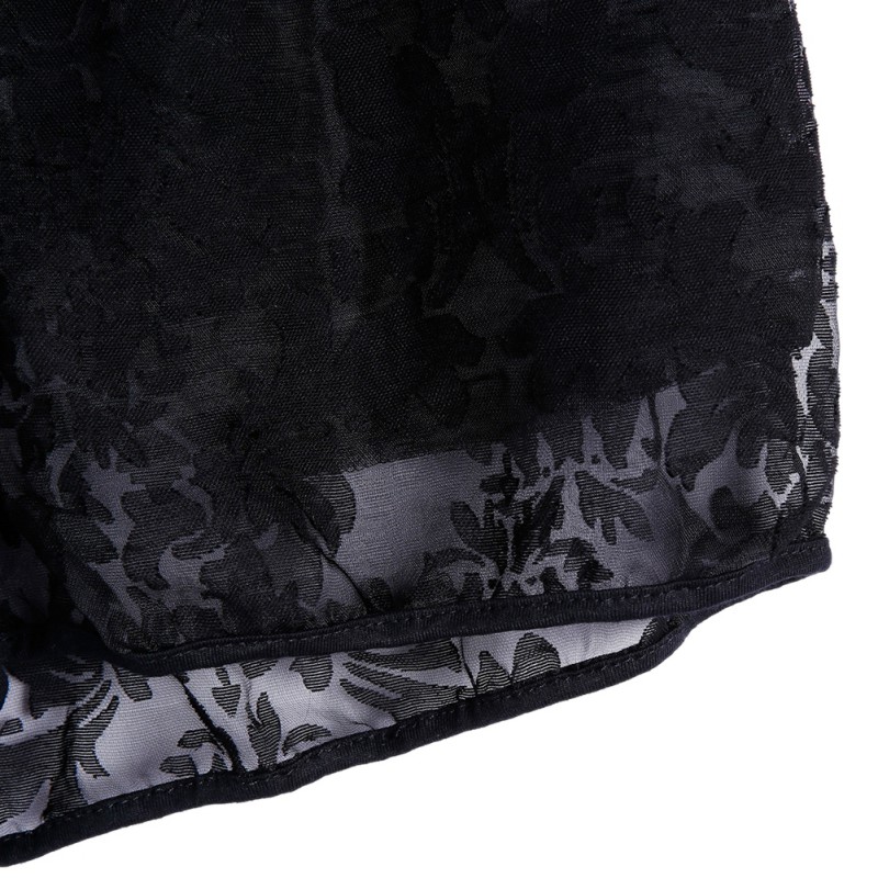 Wholesale- Women's Drawstring Shorts Sexy Lace Sheer Floral Hollow Out Elastic Party Travel Shorts Panty Summer