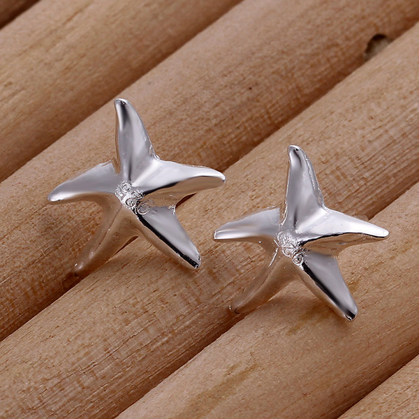 Brand new sterling silver plate Starfish earrings DFMSE033,women's 925 silver Dangle Chandelier earrings 10 pairs a lot
Brand new sterling silver plate Starfish earrings DFMSE033,women's 925 silver Dangle Chandelier earrings 10 pairs a lot