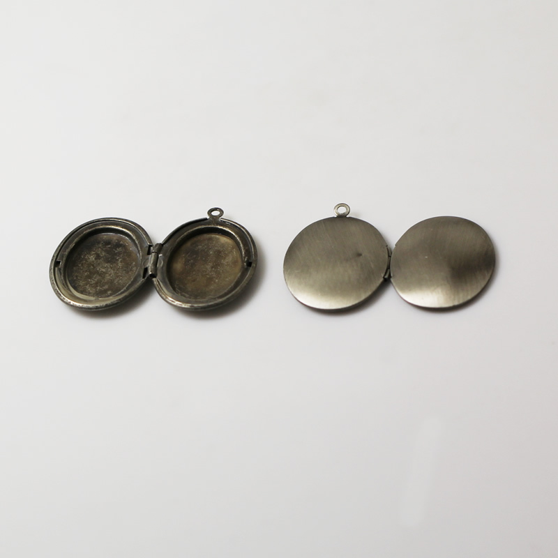 Beadsnice necklace locket jewelry family photo locket wholesale 23 X 30 mm smooth gift item ID 20097