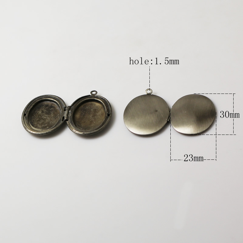 Beadsnice necklace locket jewelry family photo locket wholesale 23 X 30 mm smooth gift item ID 20097