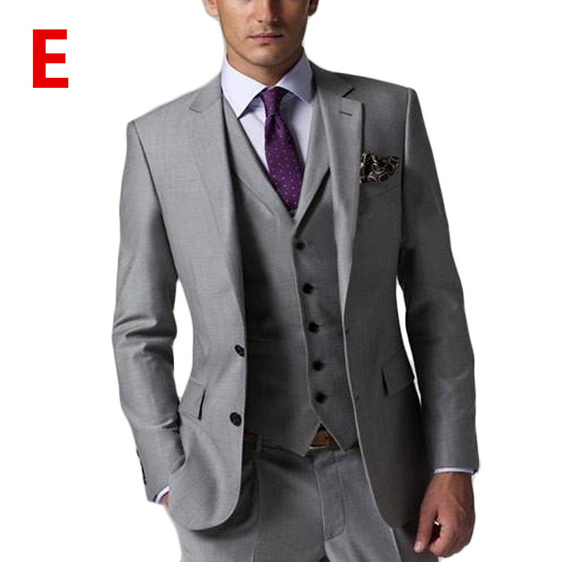 Cheap Groom Suit 2016 Groom Tuxedos Two Button Wedding Suits For Men