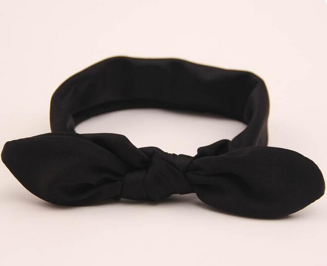 fashion big bow head wrap lovely bowknot baby headbands cotton baby headwear girl hair bow 9 colors,20pcs