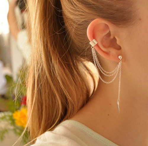 Earrings Jewelry Fashion Gold/Silver Plated Alloy Leaf Tassel Earrings Jewelry Elegant Personality Ear Cuff (1 Piece) Drop Shipping ER575
Earrings Jewelry Fashion Gold/Silver Plated Alloy Leaf Tassel Earrings Jewelry Elegant Personality Ear Cuff (1 Piece) Drop Shipping ER575