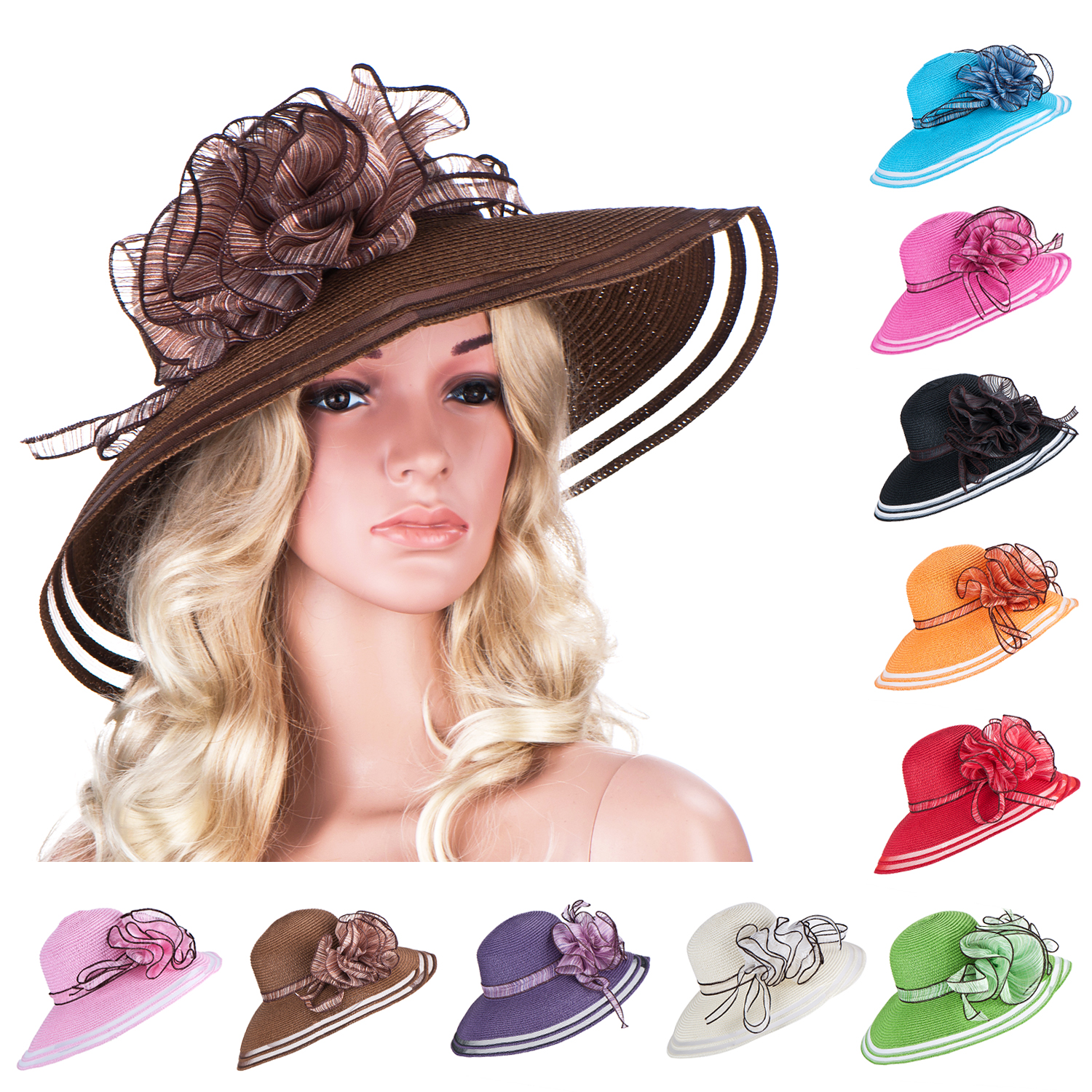 New Style Floral Womens Dress Church Wedding Kentucky Derby Wide Brim Straw Summer Beach Hat A115, A115beige
New Style Floral Womens Dress Church Wedding Kentucky Derby Wide Brim Straw Summer Beach Hat A115, A115beige