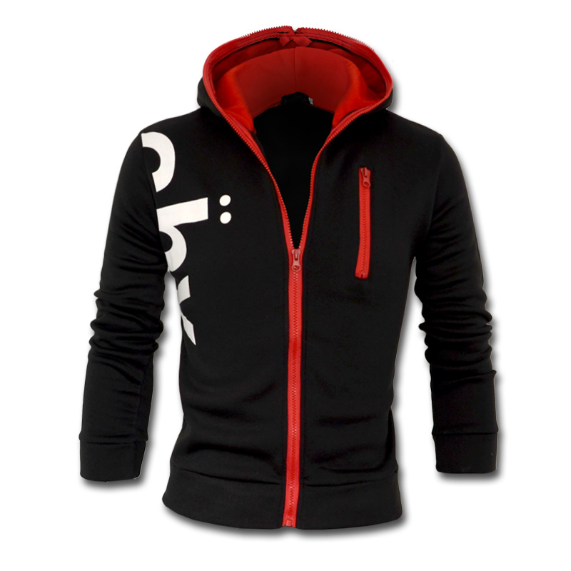 Fall- Hot Sale Real Conventional Broadcloth Zippers I Ptinting Jackets Winter Jacket Men Double Zipper Softshell Mens And Coats
