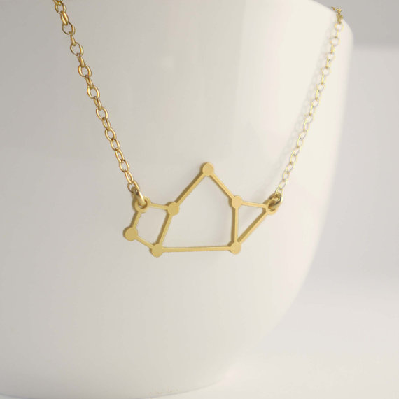 30PCS Sagittarius Constellation Necklace Stars Necklace Outer Space Alaxy Planet Necklace Solar System Necklaces