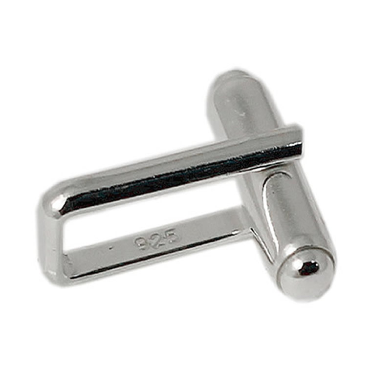 Beadsnice Cufflink Finding Backing 925 Pure Silver Cufflink Parts for DIY Project Mens Jewelry Cufflink Bullet Back Wholesale ID 28330