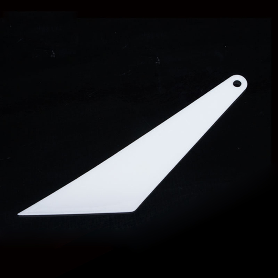 Professional Grade Auto Glass Tinting Squeegee - Thermal Safe White Handle Tool for Vehicle Detailing MO-104Y