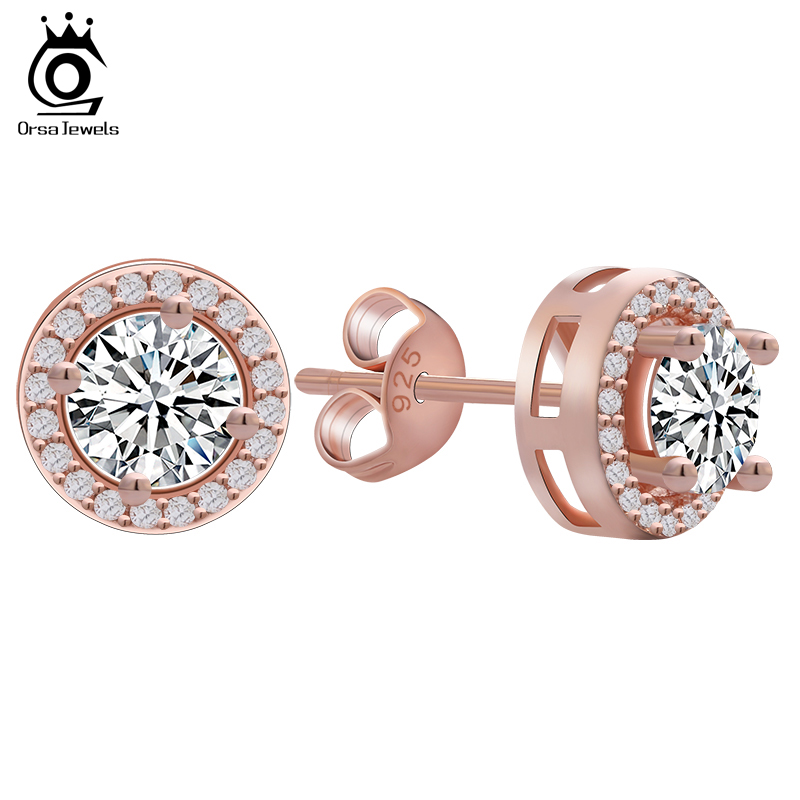 ORSA Rose Gold Earring Stud with 0.75 ct Yellow CZ Diamond Classical 4 Claw Earrings For Women 2 Colors Available OE104-R, Golden;silver
ORSA Rose Gold Earring Stud with 0.75 ct Yellow CZ Diamond Classical 4 Claw Earrings For Women 2 Colors Available OE104-R, Golden;silver