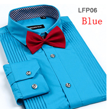 Wholesale-Designer Brand Clothing camisas Men Shirts Long Sleeve Tuxedo mens dress shirts camisa masculina plus size XXXXXL