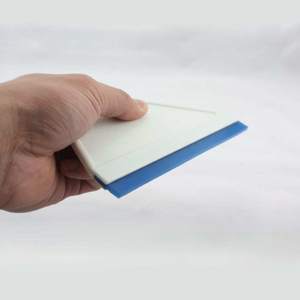 Silicone Swiper Squeegee with Rubber Edge Blade - Ideal for Small Window Tinting & Car Glass Cleaning MO-100