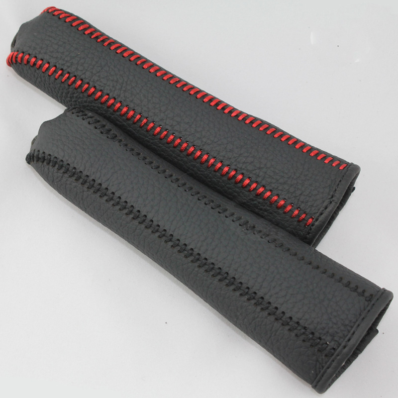 Handbrake lever cover For Mazda 6 old model Handbrake Cover Genuine leather Auto interior decoration DIY Handbrake sleeve protection