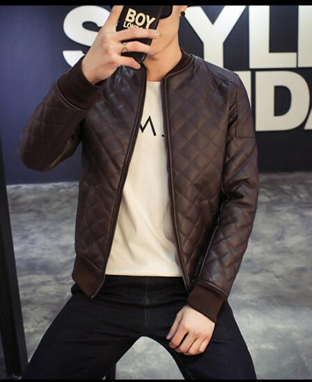 Fall-5XL Casual Motorcycle Mens Jacket Brown Outfits Trendy Designer Jaqueta Masculina