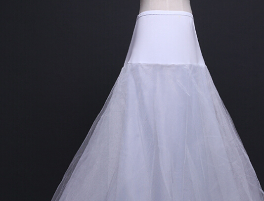 3 Hoops Petticoat Crinoline For A Line Wedding Prom Party Dresses Flounced Mermaid Petticoat Underskirts Slips Bridal Accessories