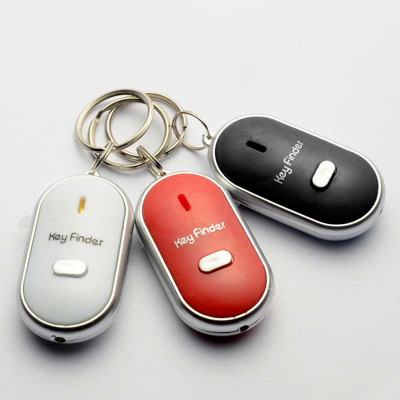 Free DHL LED Key Finder Locator Find Lost Keys Flashing Beeping Remoter Key Ring Alarm Keychain Pet Dog Child Tracker
