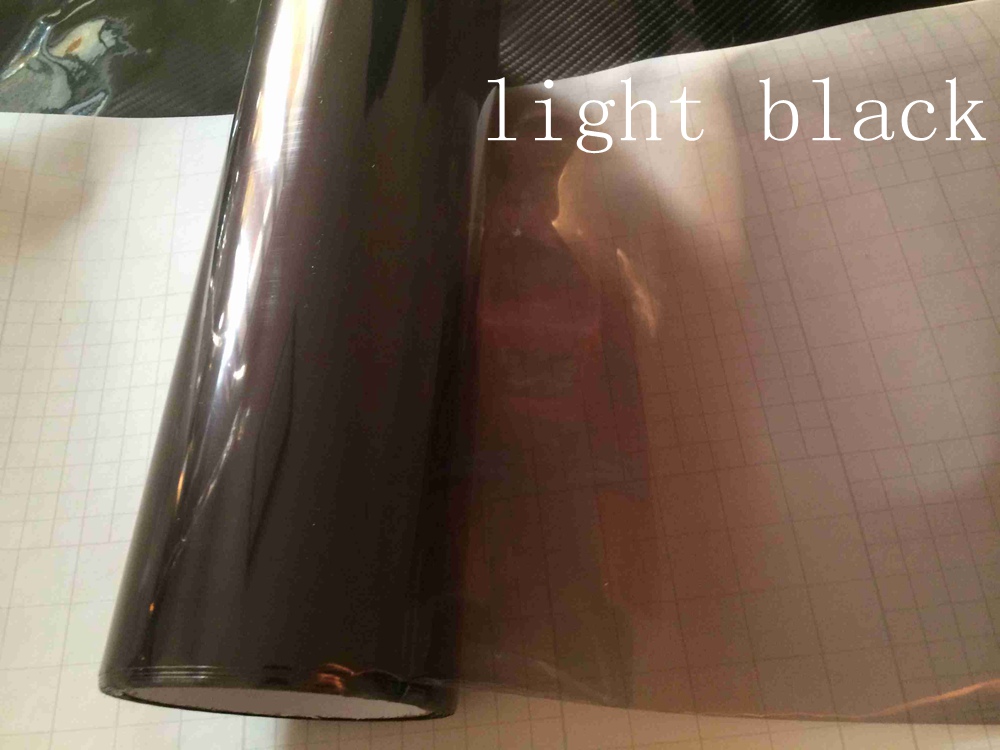 1 roll headlight tint film lamp Car Headlights tinting film light smoke matt / red / green / purple yellow etc.. 0.3x10m/Roll Free Shipping