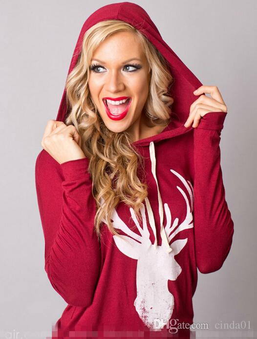 Christmas Tops Women Fashion Autumn Elk Deer Printed Long Sleeved Hoodies Casual Pullovers Top, Red
Christmas Tops Women Fashion Autumn Elk Deer Printed Long Sleeved Hoodies Casual Pullovers Top, Red