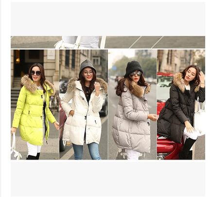 2019 new women parka wool collar thick parkas plush cotton jacket parka mujer camperas mujer abrigo A644