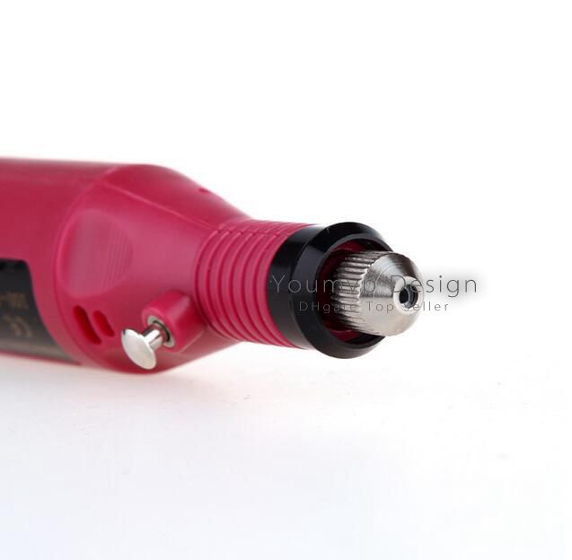 Electric Nail Drill Machine Art Salon Manicure File Polish Tool+6 Bits Pedicure 20000RPM (100V~240V) DHL Free JJD1925