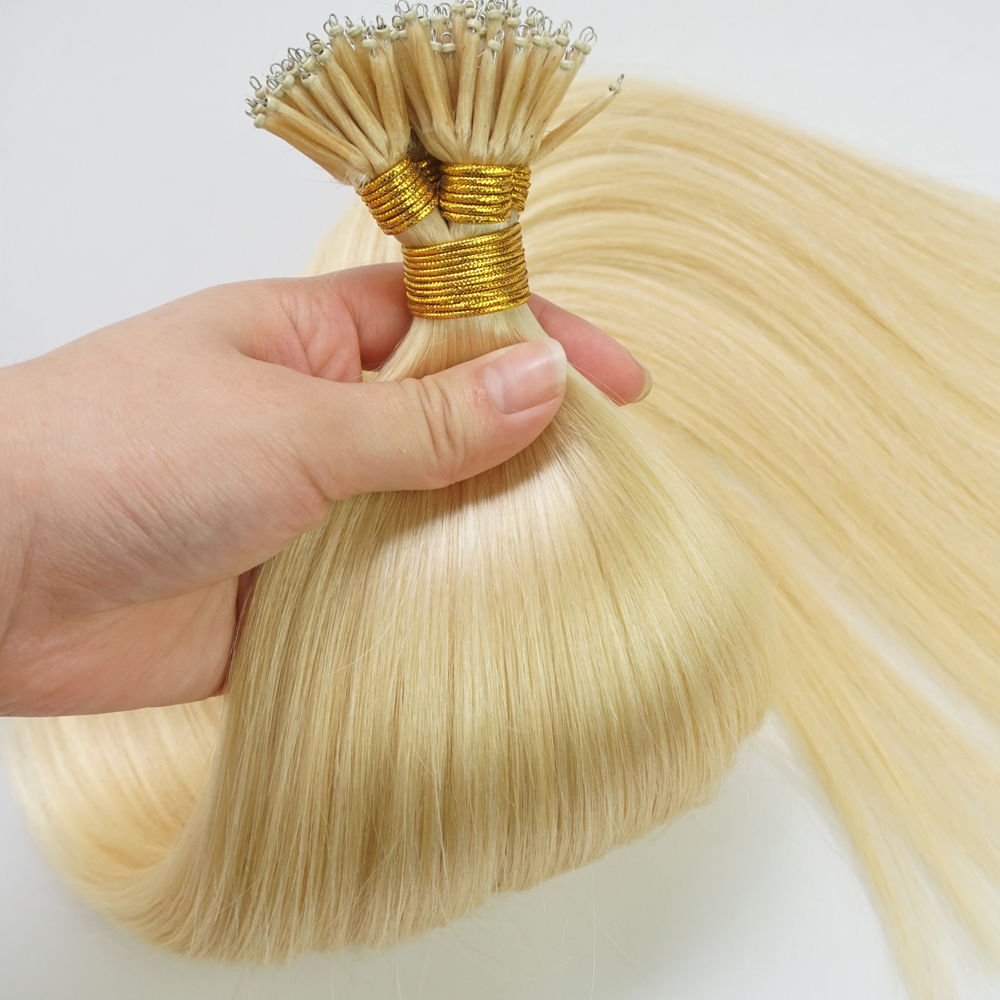 16inch24inch nano ring human hair extensions 80g pack 0 8g s 200s lot color 613 nano tip indian remy hair nano rings hair