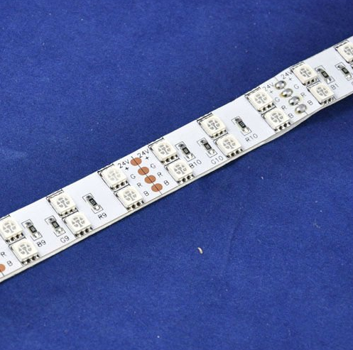 5050 RGB LED Strip light DC12V SMD5050 flexible 120leds/m LED lamp non-waterproof double row highlight RGB led strip - view 6