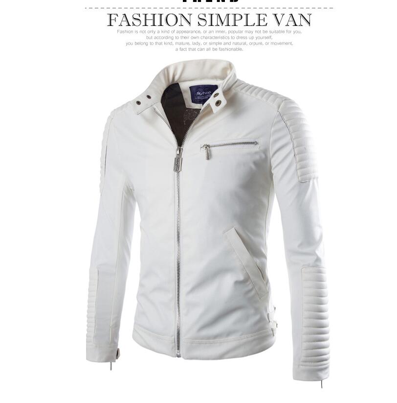Wholesale- European StyleFashion Winter Zipper Motorcycle Leather Jackets Men Outwear Casual Slim Solid PU Men's Jacket Coat 3 Colors -XXL, Black
Wholesale- European StyleFashion Winter Zipper Motorcycle Leather Jackets Men Outwear Casual Slim Solid PU Men's Jacket Coat 3 Colors -XXL, Black