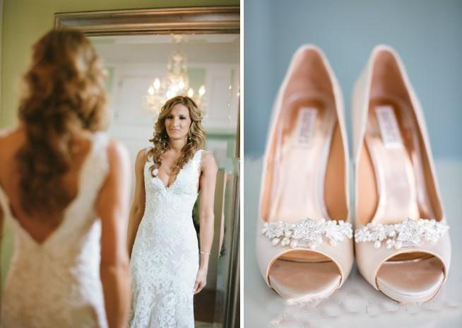 V Neck Full Lace Mermaid Wedding Dresses V Neck Country Garden Wedding Gowns Chapel Train Bridal Gowns Custom Made