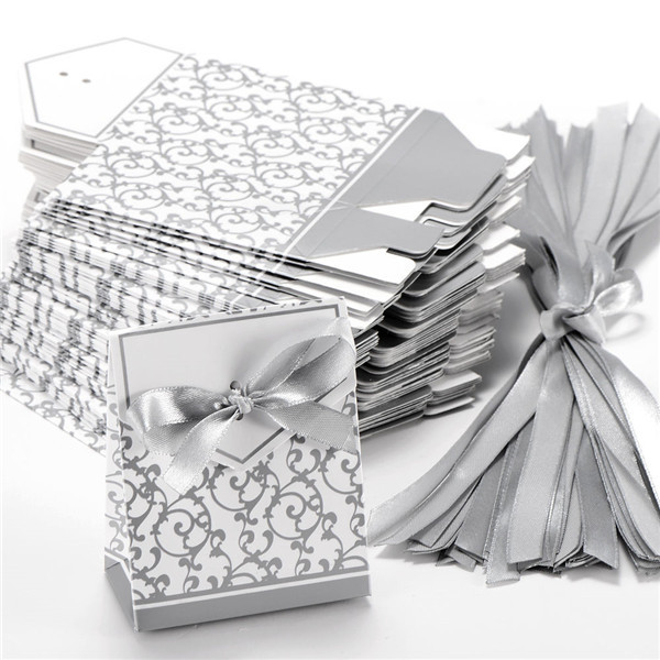 Ribbon Wedding Candy Paper Box Creative Golden Silver Ribbon Wedding Favours Party Gift Candy Paper Box 10 Pcs Boxes Candies Favour Boxes
Ribbon Wedding Candy Paper Box Creative Golden Silver Ribbon Wedding Favours Party Gift Candy Paper Box 10 Pcs Boxes Candies Favour Boxes