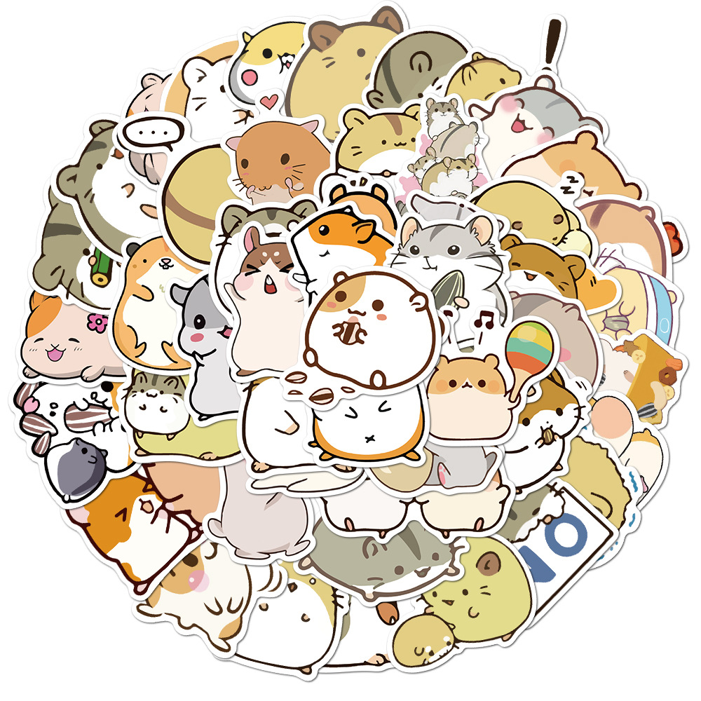 50Pcs Hamster Kawaii Stickers Waterproof For Phone Scrapbook Laptop Luggage Case DIY Diary Hand Account Kids Sticker Toys
50Pcs Hamster Kawaii Stickers Waterproof For Phone Scrapbook Laptop Luggage Case DIY Diary Hand Account Kids Sticker Toys