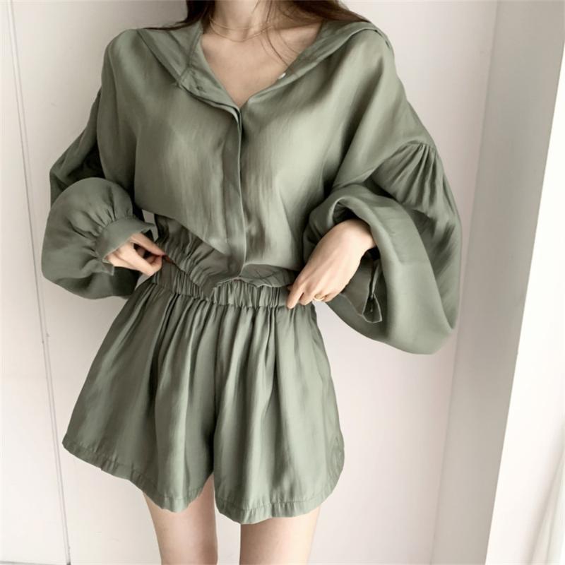Women's Tracksuits Alien Kitty Casual Women Suits Hooded Solid Oversize Short Tops Autumn OL Elastic Waist Wide Leg Shorts Two Piece Sets, Black
Women's Tracksuits Alien Kitty Casual Women Suits Hooded Solid Oversize Short Tops Autumn OL Elastic Waist Wide Leg Shorts Two Piece Sets, Black